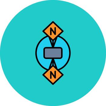 muchos a muchos degradado movimiento unidad vector