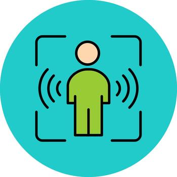 Motion Sensor Soft Pixel Texture vector