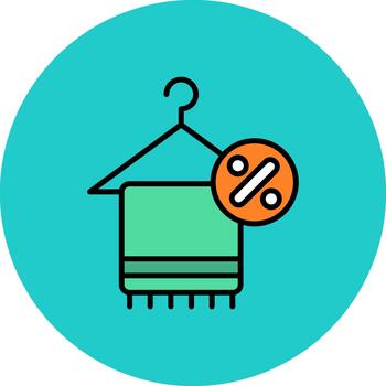 Towel High-Tech Shape Pattern vector