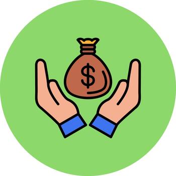 Asset Allocation Frosted Pixel Unit vector