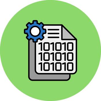 Binary Code Smooth Pixel Form vector