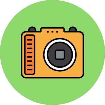 Camera Artistic Grid Feature vector
