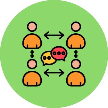 Commuication Soft Shadow Element vector