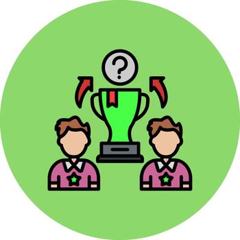 Competition Crisp Display Token vector