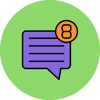 Text Fresh Layer Symbol vector