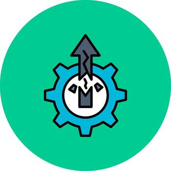 Digital Disruption Neutral Grid Block vector