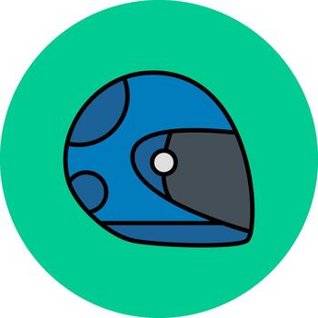 Helmet Soft Shadow Element vector