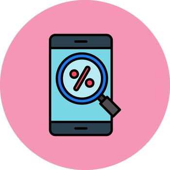 descuento dinámica color fragmento vector