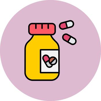Pills Clean Pattern Element vector