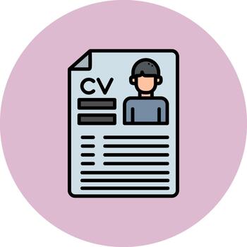 CV claro forma fragmento vector