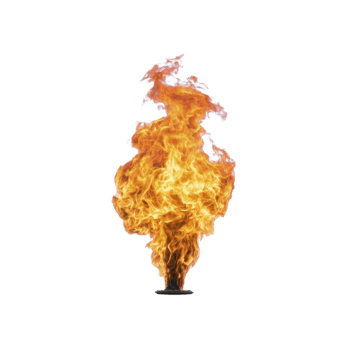 brinnande orange flamma isolerat på transparent bakgrund, intensiv brand med dynamisk rörelse, lämplig för energi, värme, eller fara koncept, dramatisk och kraftfull visuell effekt png