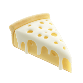 fetta di cremoso svizzero formaggio con fusione struttura, morbido giallo colore, il giro buchi, e liscio superficie, isolato su trasparenza sfondo, delizioso e appetitoso aspetto png