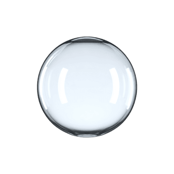 trasparente bolla il giro forma lucido superficie galleggiante chiaro riflessione isolato su trasparenza sfondo delicato leggero arioso minimo pulito design png