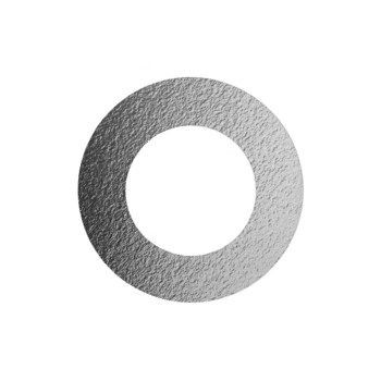 metallisk texturerad ringa cirkulär form isolerat på genomskinlighet bakgrund industriell design minimal stil silver- Färg modern geometrisk element abstrakt konst rena och enkel png