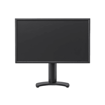 nero piatto computer tenere sotto controllo isolato schermo Schermo tecnologia elettronico dispositivo nero piatto computer tenere sotto controllo isolato trasparenza sfondo moderno Schermo schermo per ufficio o casa spazio di lavoro png