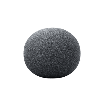 oscuro gris texturizado esfera, áspero Roca superficie, aislado en transparente fondo, Perfecto para 3d modelado, digital arte, o arquitectónico visualización, moderno y realista png