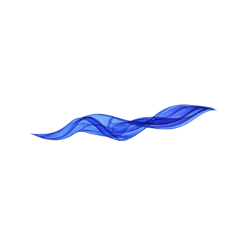 astratto blu onda trasparente fluente linea moderno design elemento isolato su trasparenza sfondo elegante e dinamico adatto per creativo sfondi tecnologia o attività commerciale concetti png