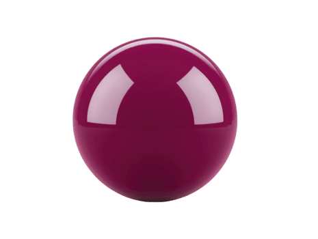 glansig magenta sfär med slät yta, isolerat på genomskinlighet bakgrund, reflekterande ljus, modern och minimalistisk stil, lämplig för design, 3d tolkning, och abstrakt begrepp png