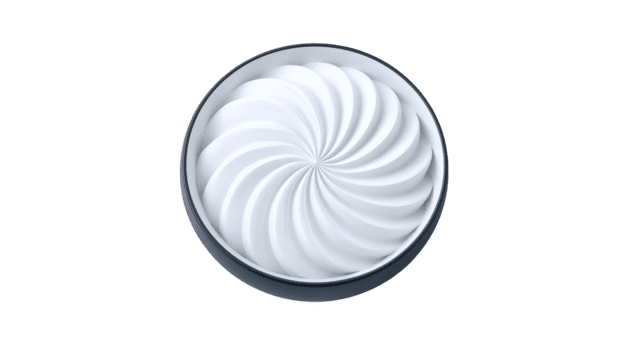 blanco remolino modelo circular resumen diseño minimalista estilo parte superior ver moderno geométrico Arte limpiar y suave textura simetría calma y pacífico sensación png