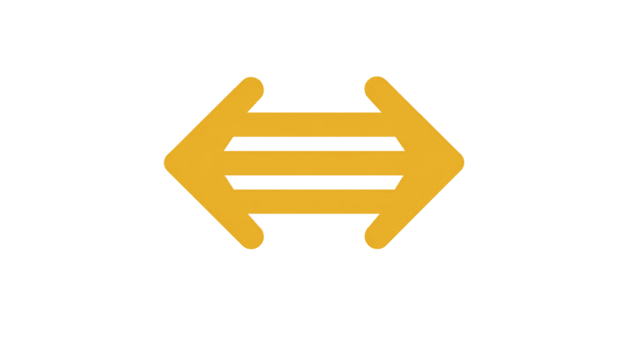 gul dubbel- pil ikon platt design isolerat på transparent bakgrund symboliserar riktning navigering eller utbyta lämplig för webb gränssnitt app eller infographic använda sig av png