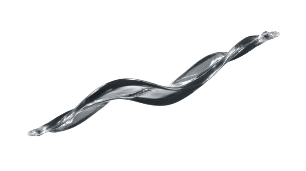 transparent vatten virvla runt flytande Vinka klar vätska vrida isolerat på genomskinlighet bakgrund abstrakt rörelse glansig yta dynamisk form modern design uppfriskande och energisk visuell png