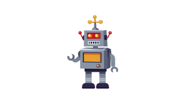 Retro robot toy with metallic body, square head, red eyes, antenna, and wind up key, standing on transparency background, evokes playful and nostalgic feelings png