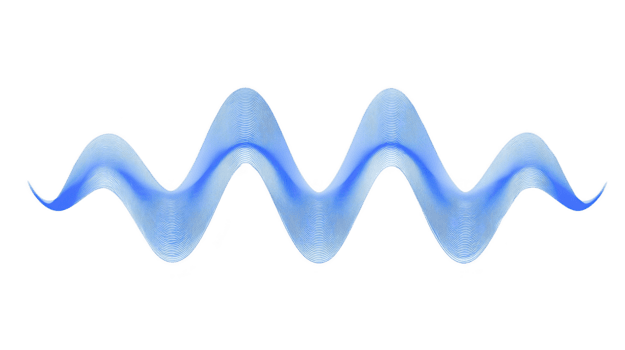 blu ondulato linea astratto onda modello liscio curva digitale arte moderno design isolato su trasparente sfondo creativo fluente minimo elegante png