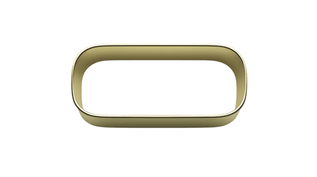 gyllene rektangulär ram, minimalistisk design, isolerat på transparent bakgrund, modern och elegant stil, lämplig för lyx dekoration, digital konst, eller grafisk design projekt png