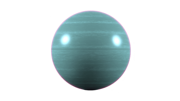 Blau Kugel mit glänzend Oberfläche, subtil horizontal Textur, und Sanft Reflexionen, isoliert auf transparent Hintergrund, futuristisch und modern Design, Ruhe und heiter Stimmung png