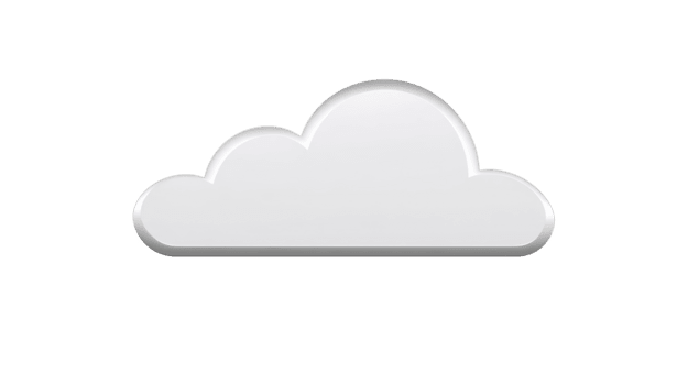 bianca nube icona con morbido ombra, minimo stile, isolato su trasparente sfondo, semplice tempo metereologico simbolo, pulito e moderno, adatto per digitale disegno, calma e tranquillo, calmo png