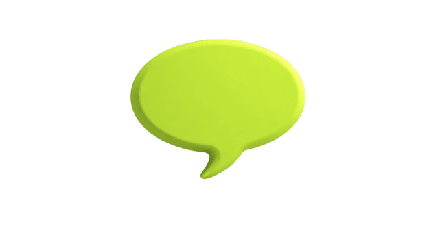 verde habla burbuja icono, aislado en transparencia fondo, con moderno y minimalista estilo, Perfecto para comunicación, charlar, o mensaje conceptos en digital diseño png