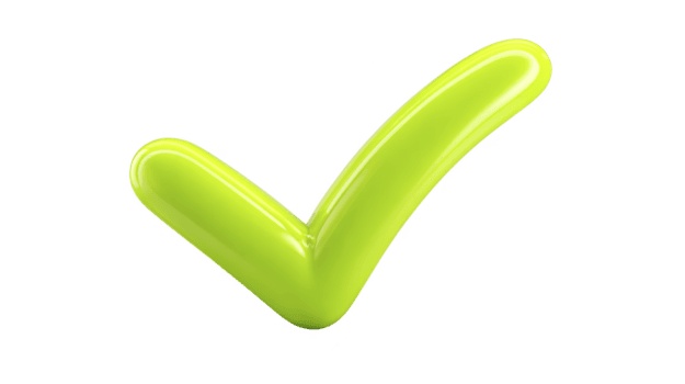 grön kolla upp mark symbol, glansig stil, isolerat på transparent bakgrund, representerar godkännande, Framgång, eller Bekräftelse, vanligen Begagnade i digital gränssnitt och kommunikation png