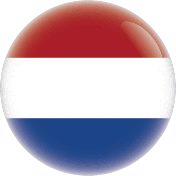 Netherlands Flag in Circular Format png