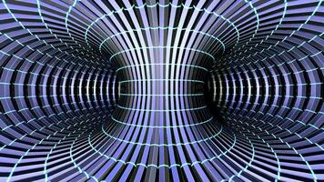 Seamless Rotating 3D circle rotation Futuristic Abstract Loop Background. video