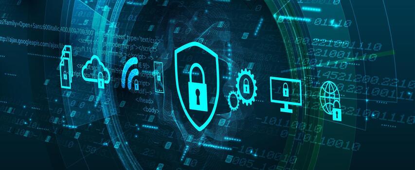 un digital imagen de un computadora pantalla con íconos vector