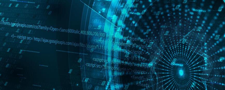 un computadora seguridad pantalla con un azul antecedentes vector