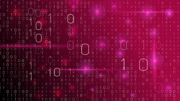 digital binario código 0 0 y 1 resumen tecnología antecedentes vector