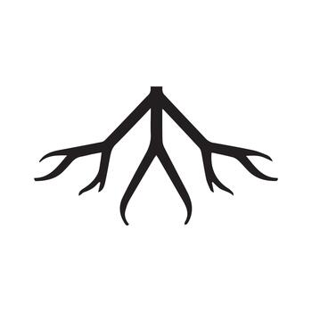 estable angular raíz símbolo formado mediante resumen agudo líneas vector