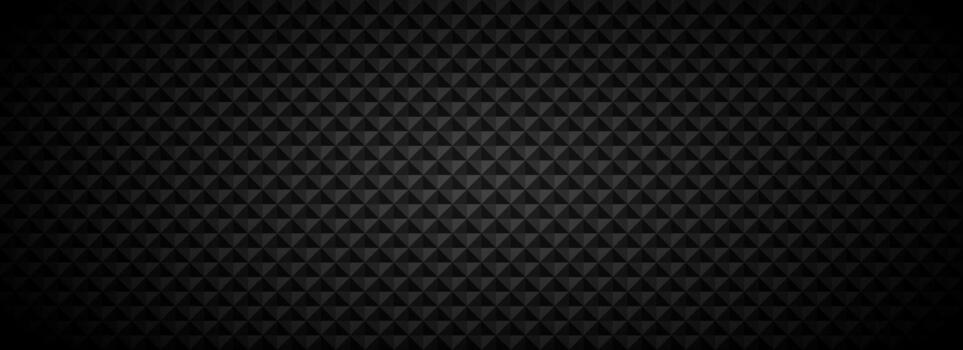 Black tech geometric background. Abstract rhomb tile pattern texture. Dark grey volume diamond cover backdrop. Futuristic lozenge block grid design wallpaper. Illustration isolation concept vector