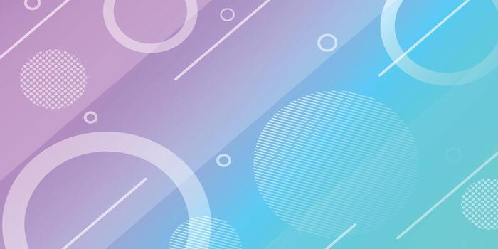Abstract background with circles line vector
