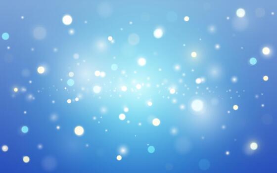 azul bokeh ligero antecedentes con suave brillante partículas y resumen difuminar, antecedentes decoración vector