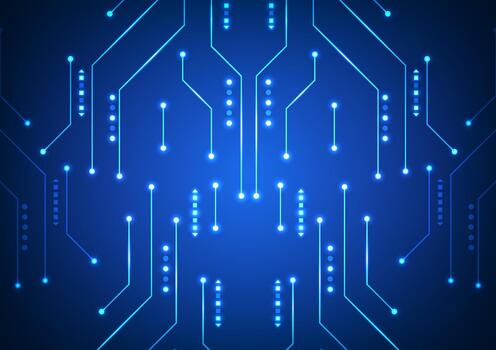 digital tecnología circuito antecedentes. futurista circuito electrónico concepto. diseño para circuito líneas red sistema datos computadora conexión comunicación. vector