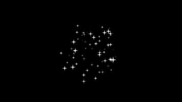 scintillante particella linea pista Fata polvere splendore movimento effetto copertura video