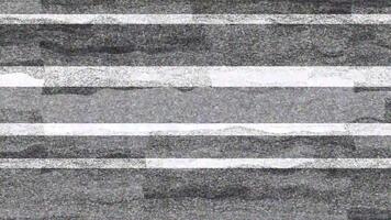 2d tv sväng på och av med ljud och korn, fel skärm med vhs fel signal, TV snö eller ljud. fängslade analog berättelse visir. dålig TV signal, Nej signal TV ljud skärm pixlar stör signal video