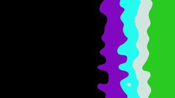 hand dragen stänk flytande övergång, virvlande rök eller bläck vätska övergång ,damm explosion, 2d vatten Vinka övergång effekt för tecknad serie för en tecknad serie, enkel tecknad serie vätska rörelse övergång video