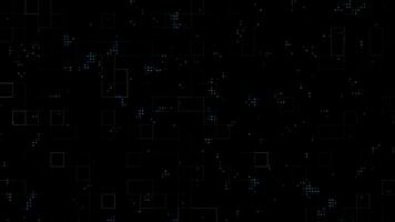 neon cyber rutnät rörelse bakgrund ,glödande digital prickar, trogen tech hud animation, hög tech slinga täcka över för , presentationer rörelse grafik projekt, digital prickar och rutnät textur, 4k video