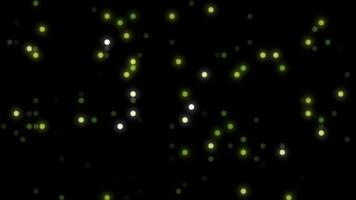 beschwingt bunt Punkt Gitter Wand, nahtlos animiert Hintergrund, a Hintergrund von Farbe Radfahren LED Licht Quadrate.geometrisch abstrakt Licht Leck Schleife Hintergrund, digital Punkte auf dunkel Hintergrund, leuchtend Licht video