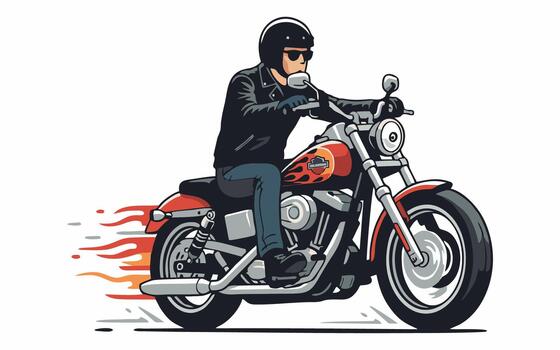 dinámica motocicleta paseo con velocidad efecto vector