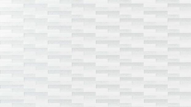 Elegant modern white and grey wall texture featuring a contemporary staggered rectangular pattern, creating a sophisticated background ideal for architectural designs and minimalist interiors photo