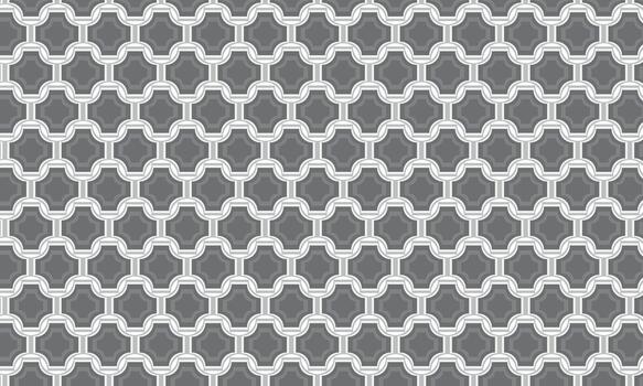 gris marroquí sin costura geométrico loseta modelo vector